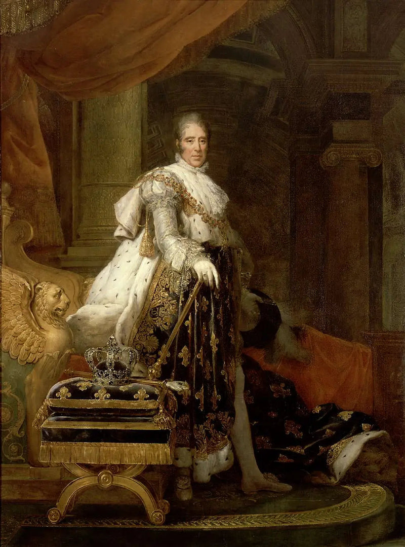 Carlo X in abiti da incoronazione - François Gérard