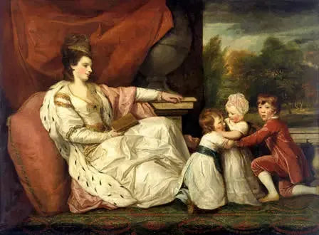 Charlotte (Grenville), Lady Williams-Wynn (1754-1830) e i suoi figli - Joshua Reynolds