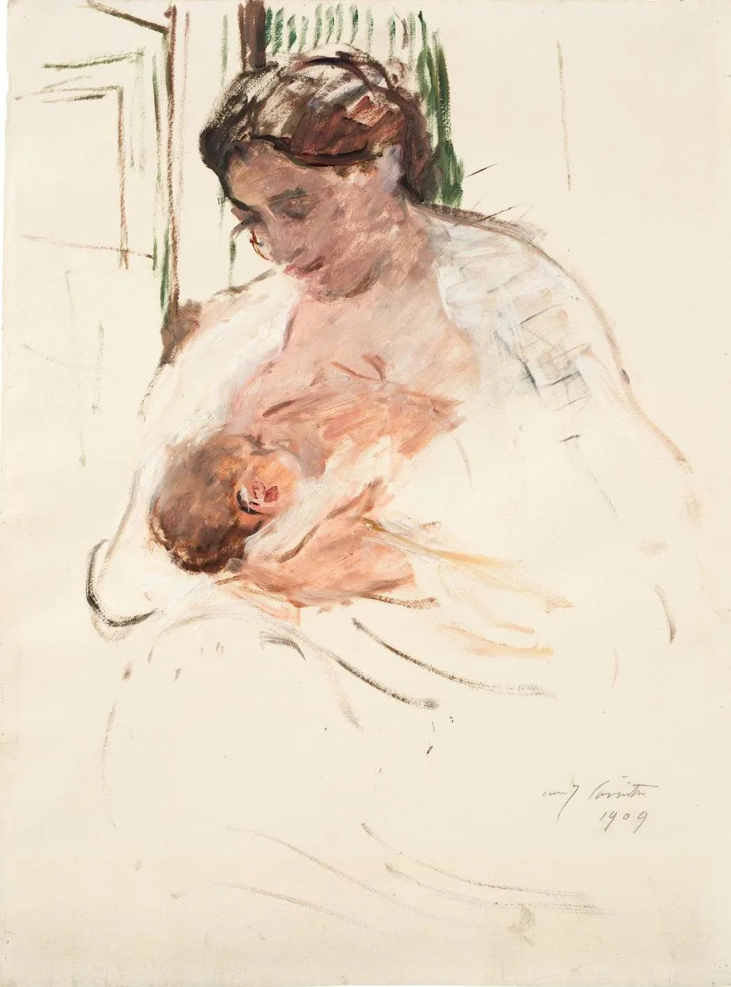 Charlotte mit Wilhelmine - Lovis Corinth image 1 reproduction de peinture à l’huile
