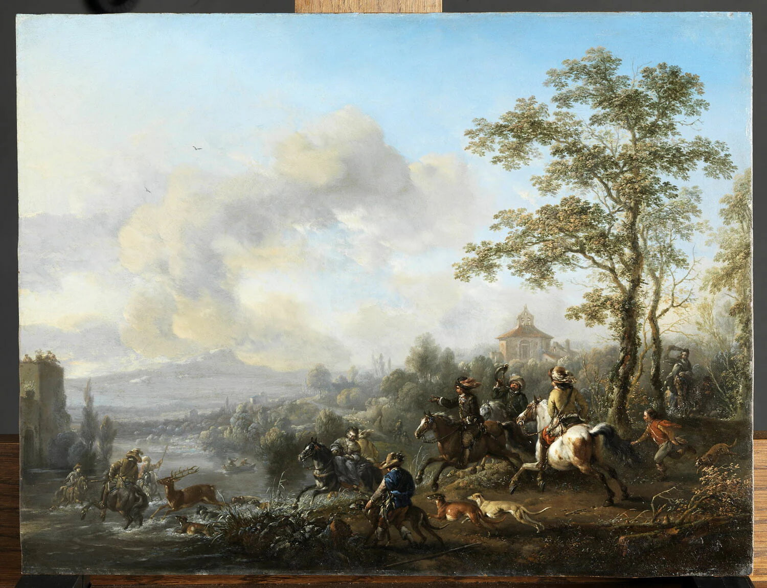 La Chasse au cerf - Philips Wouwerman