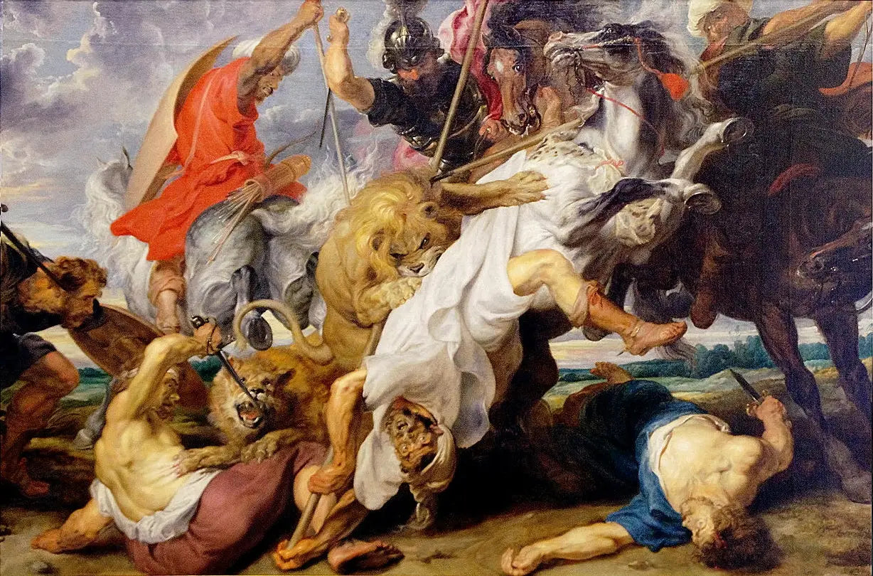 Chasse au lion - Peter Paul Rubens - Alpha Reproduction