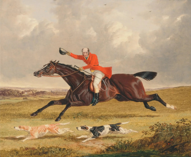 Caccia alla volpe : incoraggiare il cane - John Frederick Herring, Sr.
