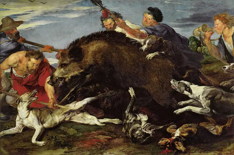 Caccia al cinghiale - Antoine van Dyck