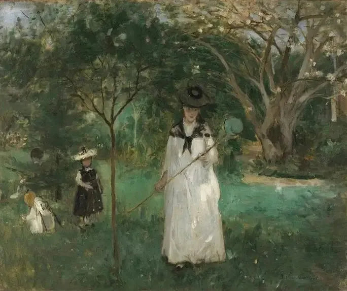 Caccia alle farfalle - Berthe Morisot