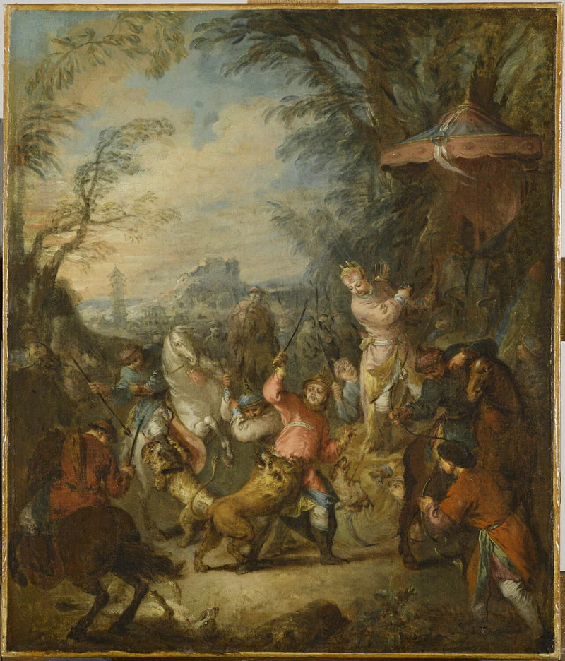 Chasse chinoise - Jean-Baptiste Pater