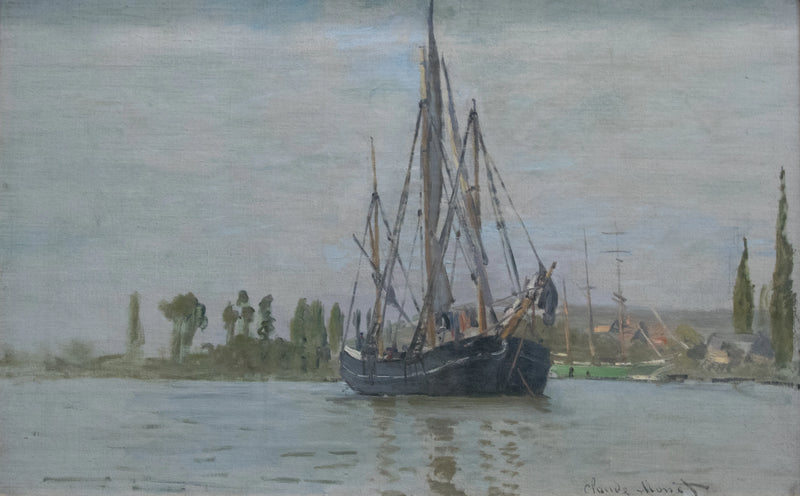 Cacciatore di maree all'ancora W207 - Claude Monet