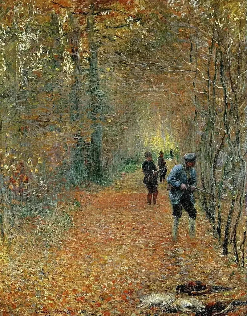 La caccia W433 - Claude Monet