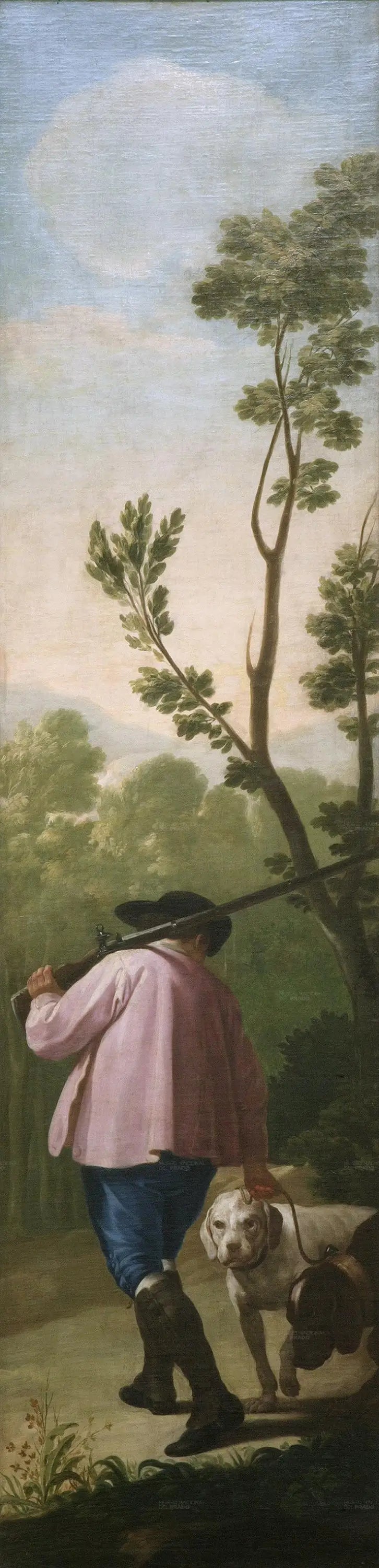Cacciatore con i suoi cani - Francisco de Goya