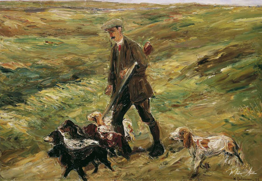 Chasseur dans les dunes - Max Liebermann - Reproductions de tableaux et peintures haut de gamme