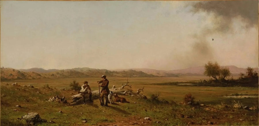 Cacciatori a riposo - Martin Johnson Heade