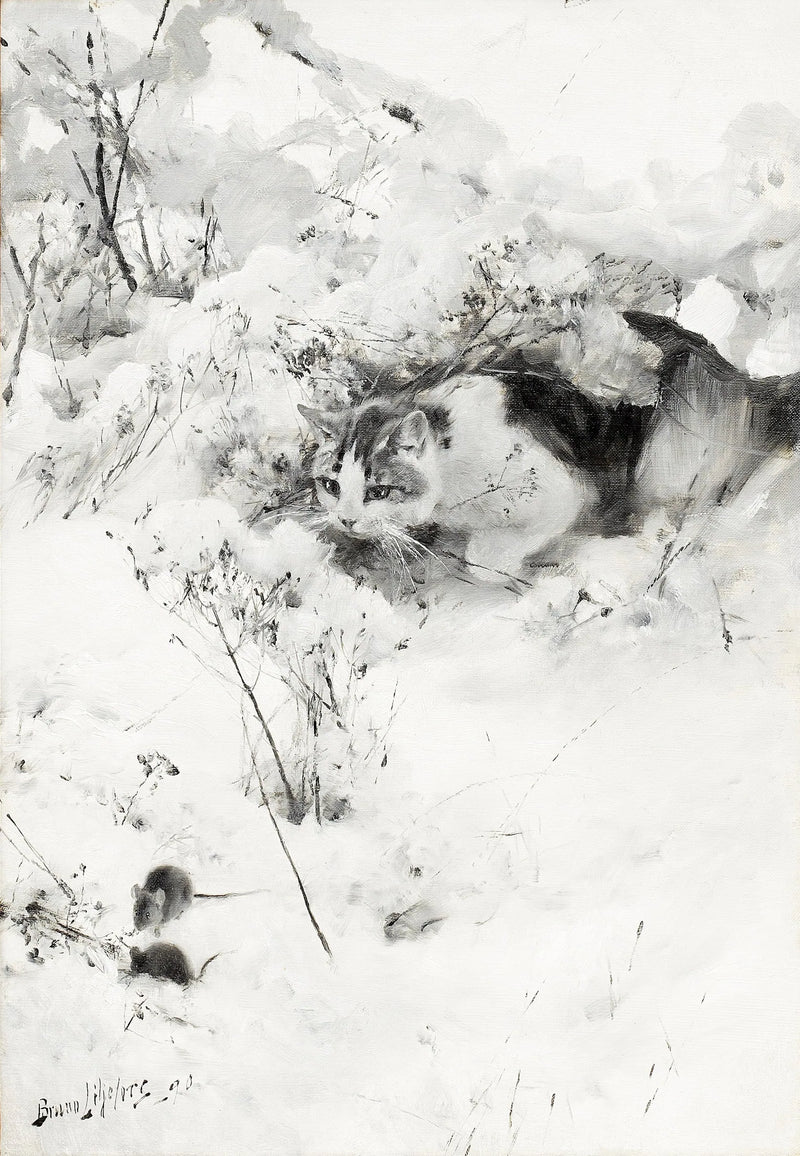 Gatto in agguato - Bruno Liljefors