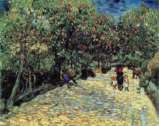 Castagne rosse nel parco pubblico di Arles - Vincent van Gogh