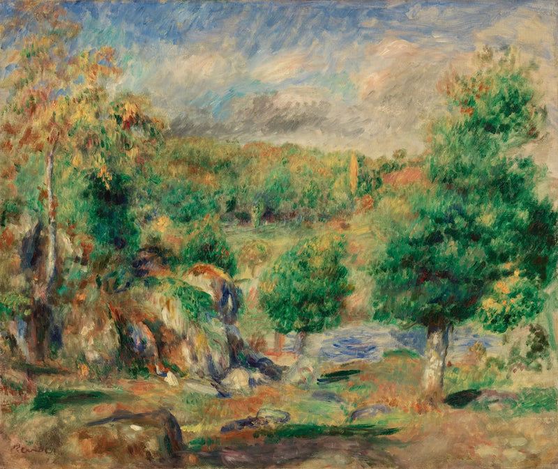 Castagni, Pont-Aven (Castagni, Pont-Aven) - Pierre-Auguste Renoir
