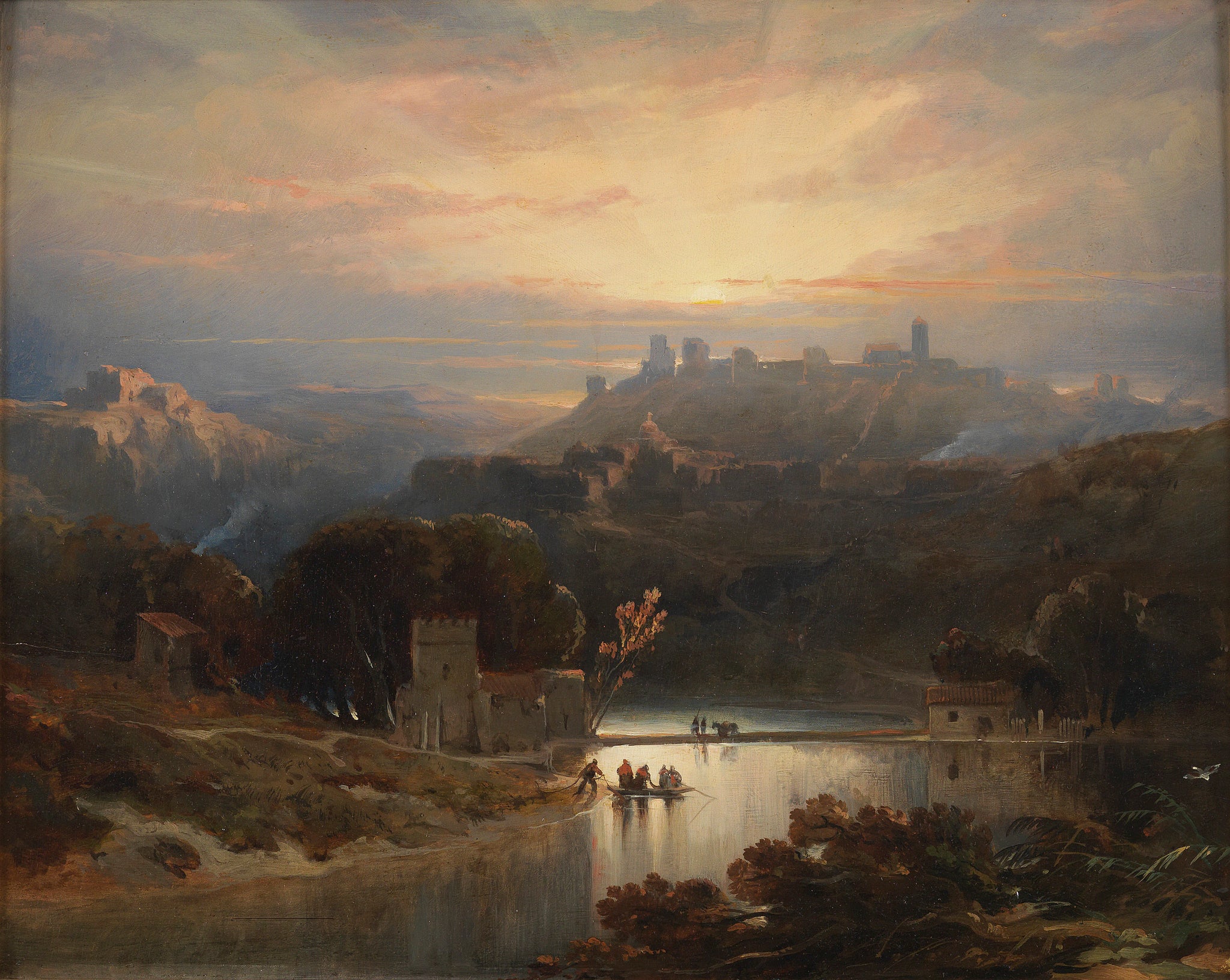Le château d'Alcalá de Guadaíra - David Roberts