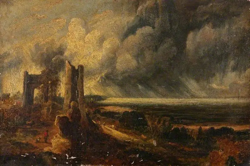 Castello di Hadleigh, la foce del Tamigi – Mattina dopo una notte tempestosa - John Constable