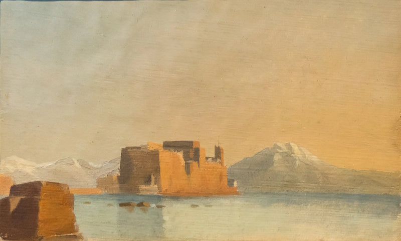 Castello dell'Ovo e il golfo di Napoli - Edgar Degas