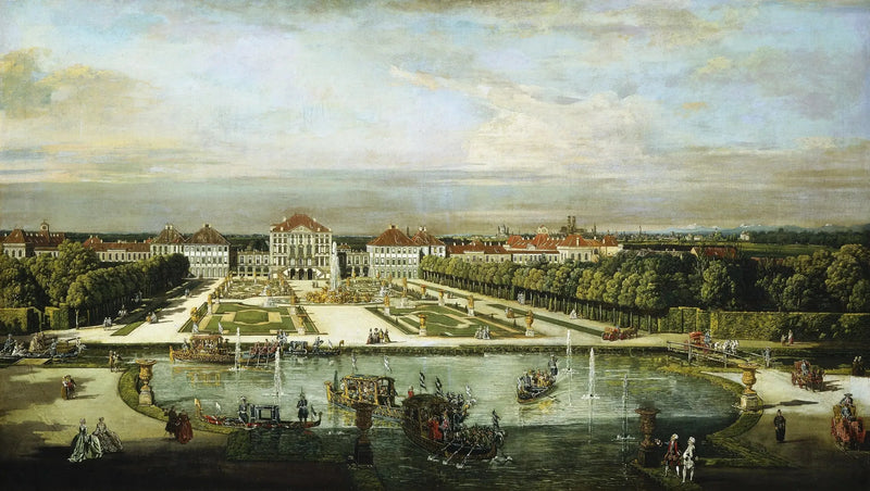 Château de Nymphenburg, Monaco - Canaletto