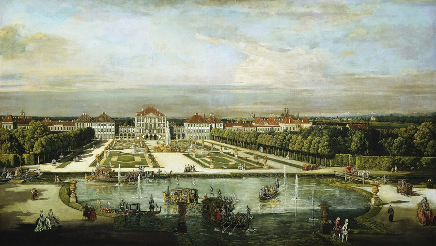 Château de Nymphenburg, Monaco - Canaletto