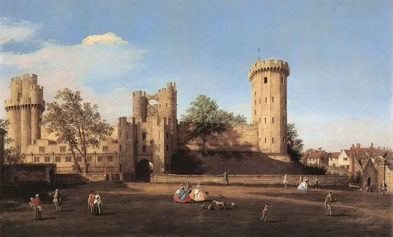 Castello di Warwick, lato est - Canaletto