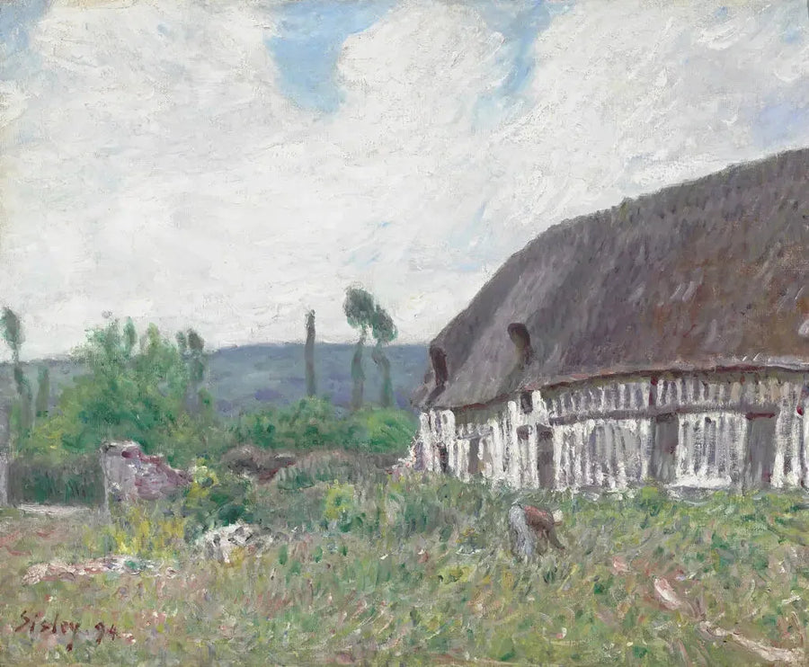 Capanna in Normandia - Alfred Sisley