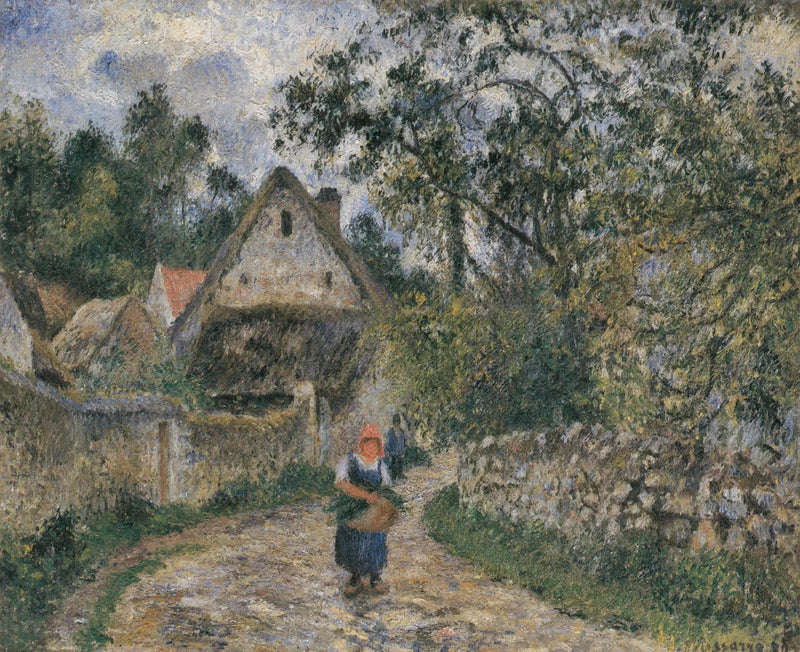 Capanne a Valhermeil, Auvers-sur-Oise - Camille Pissarro
