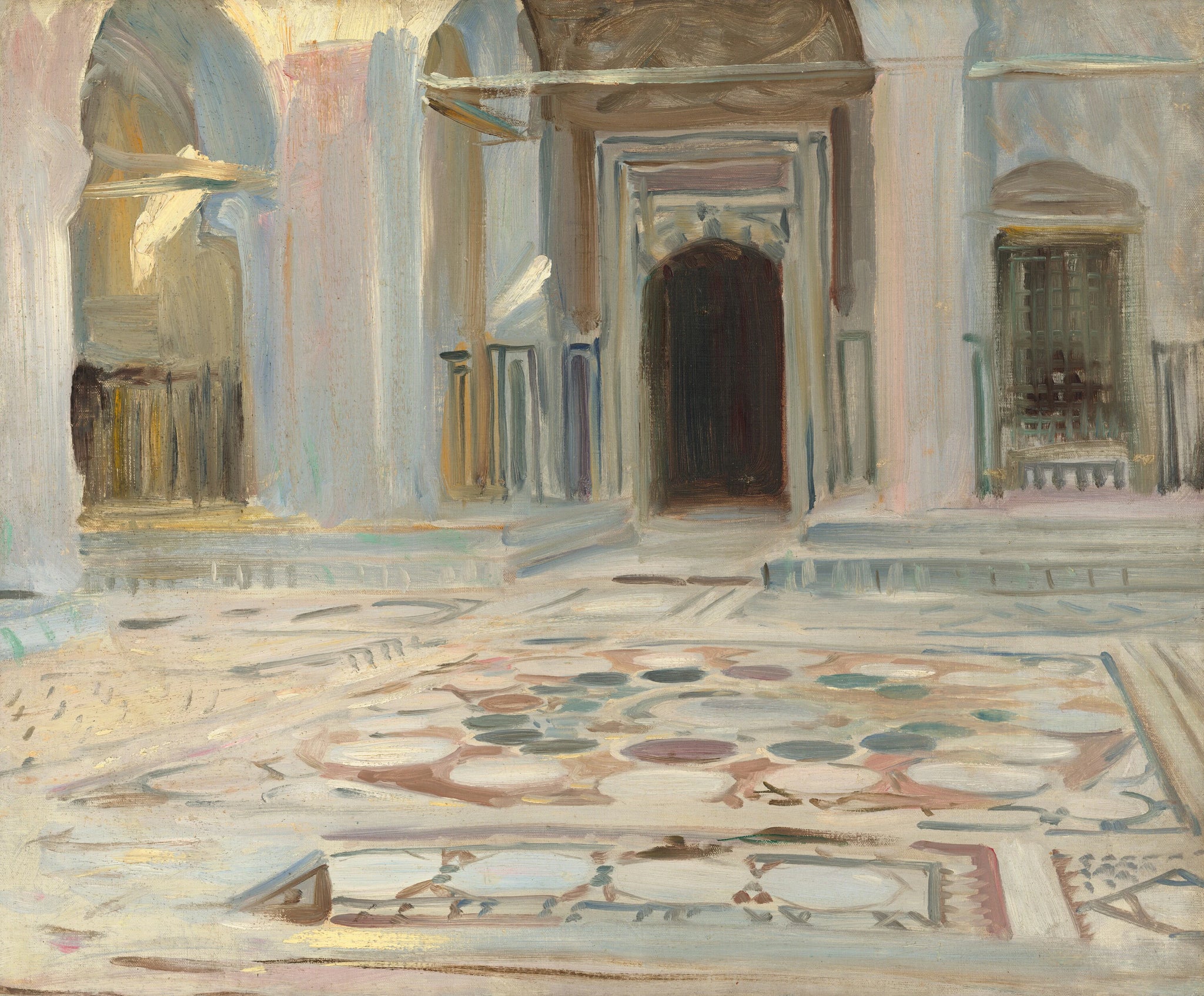 Chaussée, Le Caire - John Singer Sargent