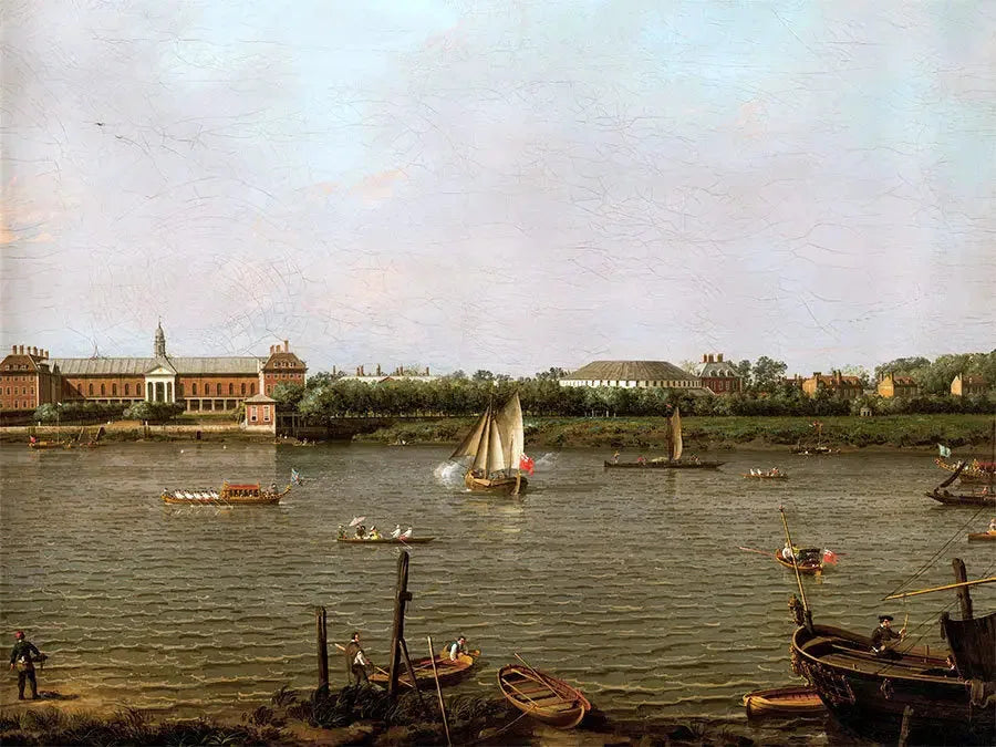 Chelsea College, La Rotonda, Ranelagh House e il Tamigi - Canaletto