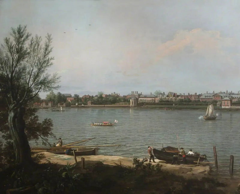 Chelsea da Tamigi a Battersea Reach - Canaletto