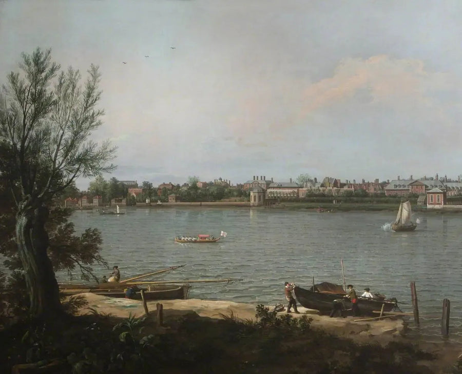 Chelsea da Tamigi a Battersea Reach - Canaletto