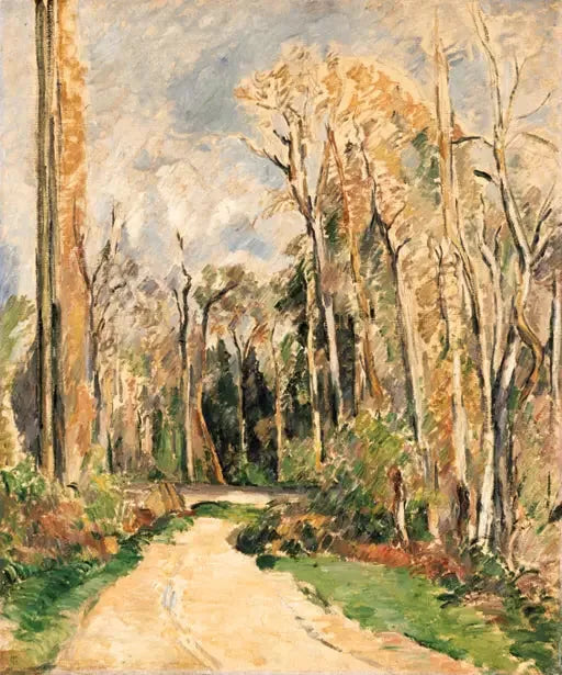 Sentiero all'ingresso della foresta - Paul Cézanne
