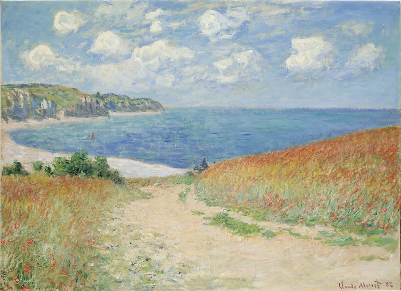Sentiero nel grano a Pourville W753 - Claude Monet