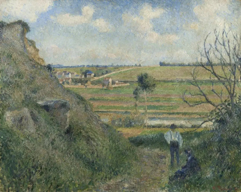 Sentiero profondo, vista su Épluches - Camille Pissarro