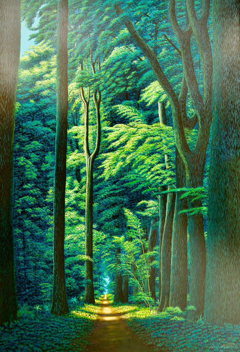 Sentiero nella Foresta Verde  | Dimensioni: 130 x 190 cm