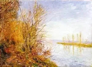 Via di By nel bosco delle Rocce-Courtaut, estate di San Martino - Alfred Sisley