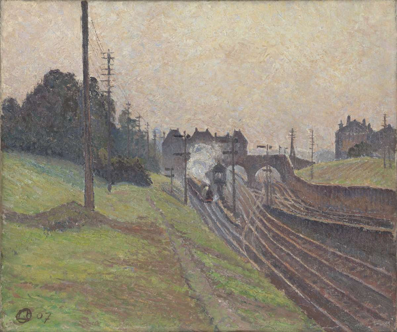 Great Western Railway, Acton - Lucien Pissarro