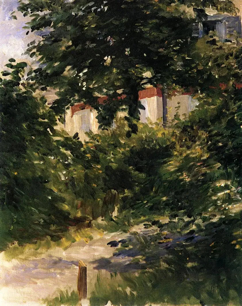 Sentiero da giardino a Rueil - Édouard Manet