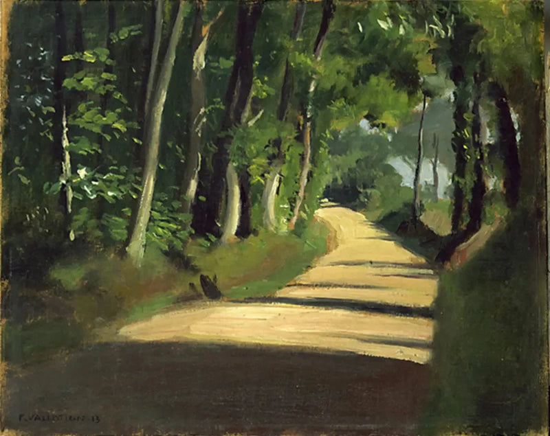 Sentiero soleggiato a Honfleur - Félix Vallotton