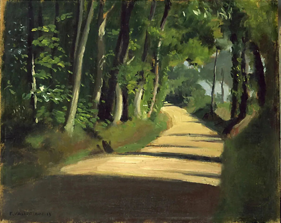 Sentiero soleggiato a Honfleur - Félix Vallotton