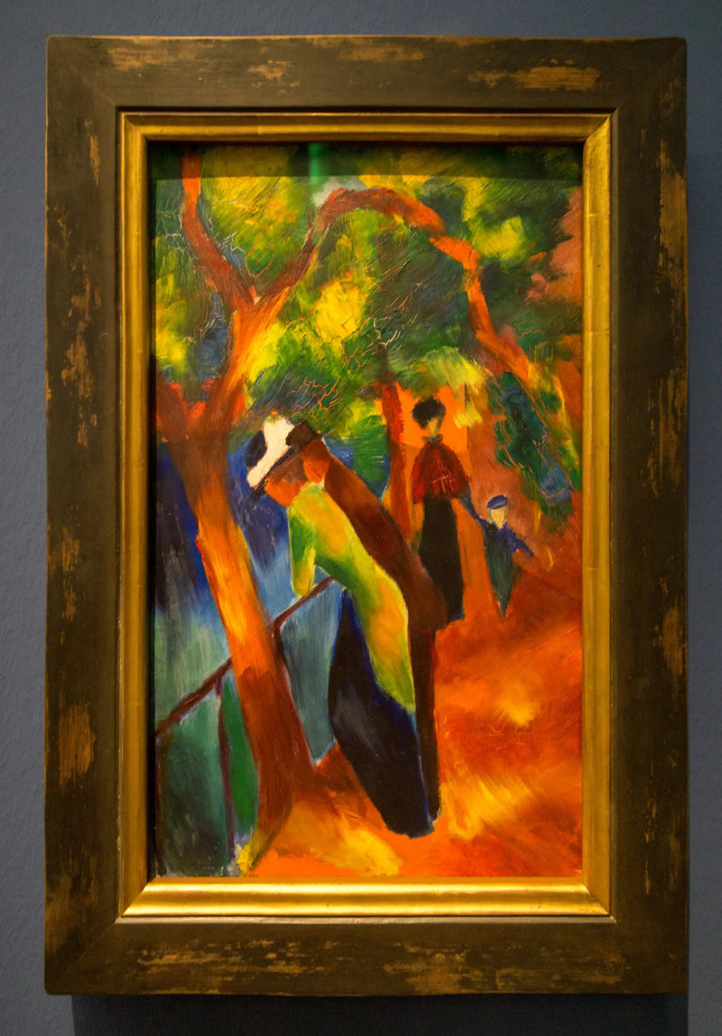 Sentiero soleggiato - August Macke