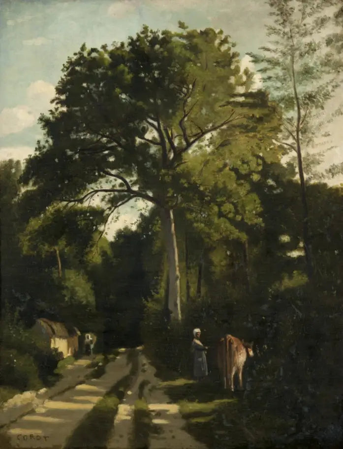 Sentiero forestale, Ville d'Avray - Jean-Baptiste Camille Corot