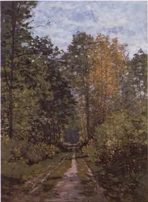 Sentiero nel sottobosco - Claude Monet