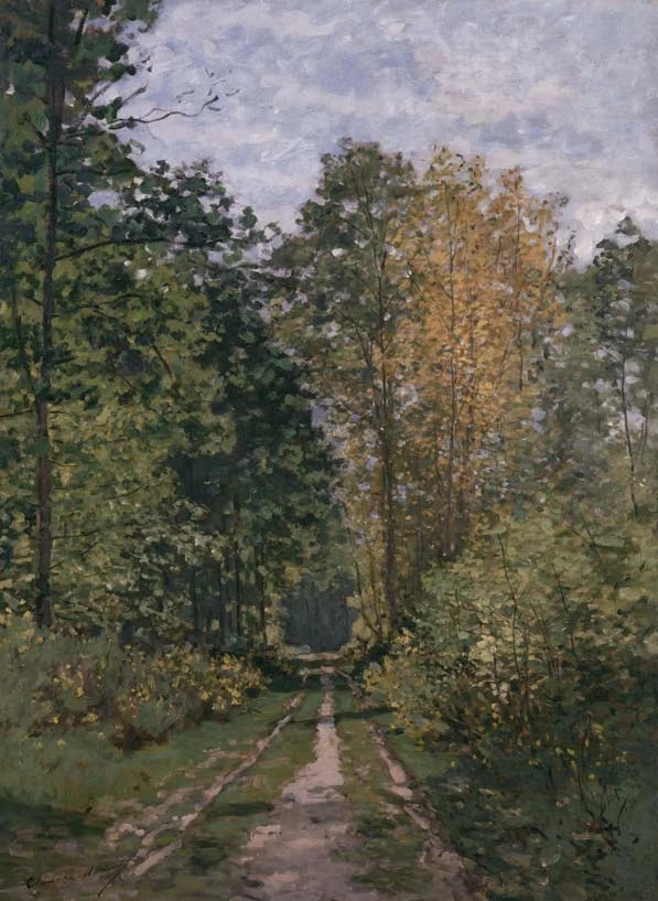 Sentiero nel sottobosco - Claude Monet