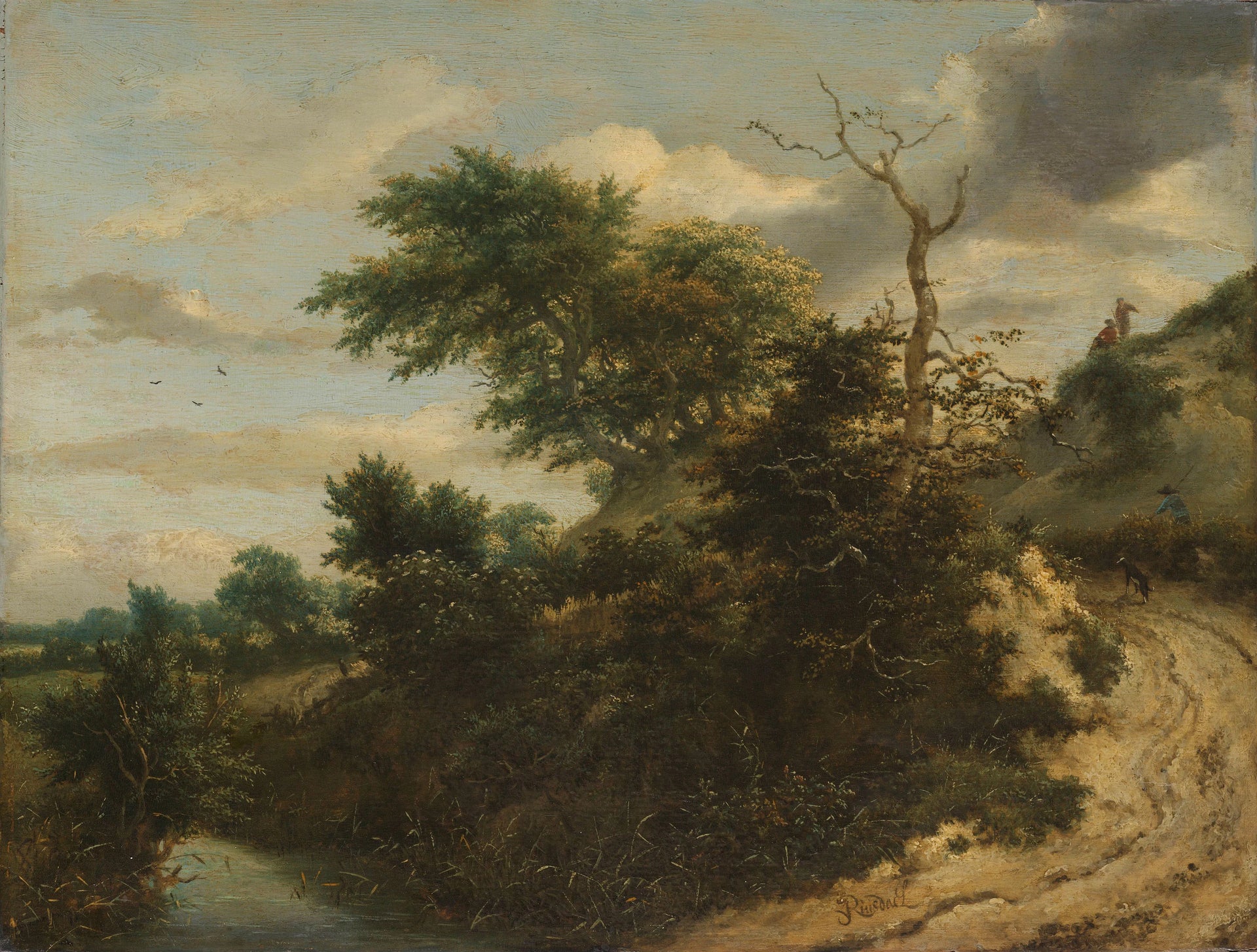 Chemin de terre dans les dunes - Jacob van Ruisdael