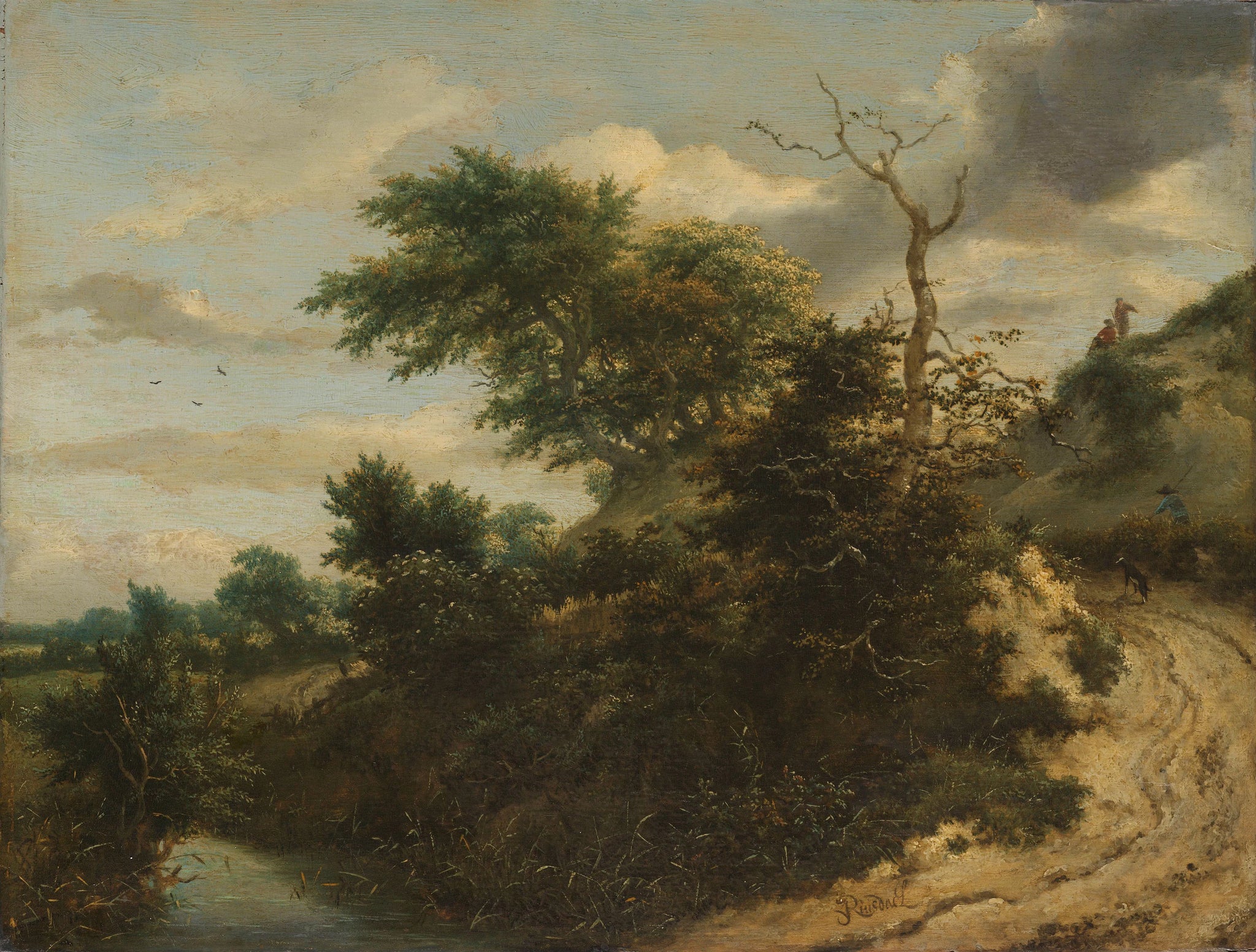 Chemin de terre dans les dunes - Jacob van Ruisdael