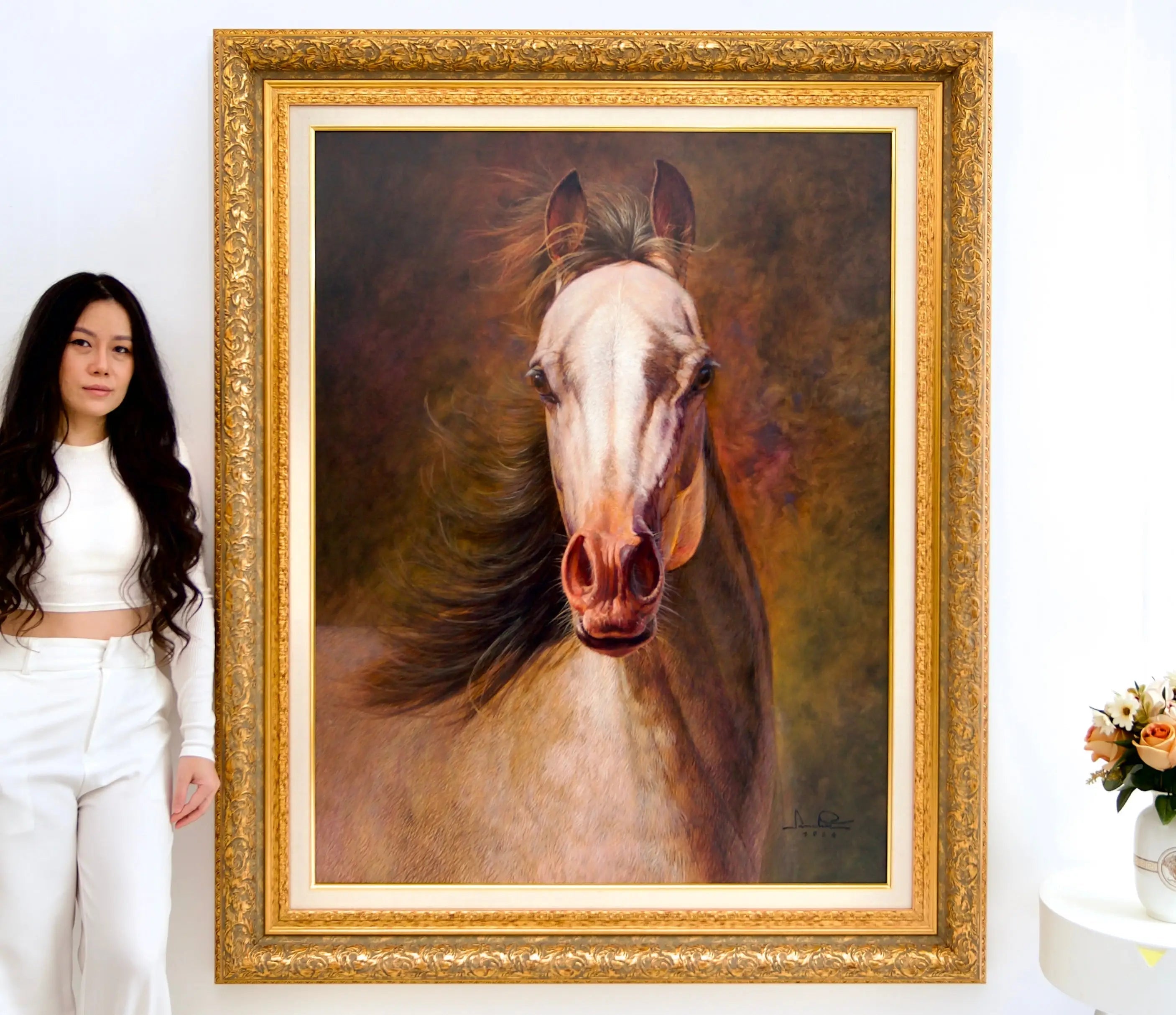 Cheval | 100 x 130 cm Reproductions de tableaux à la peinture à l’huile