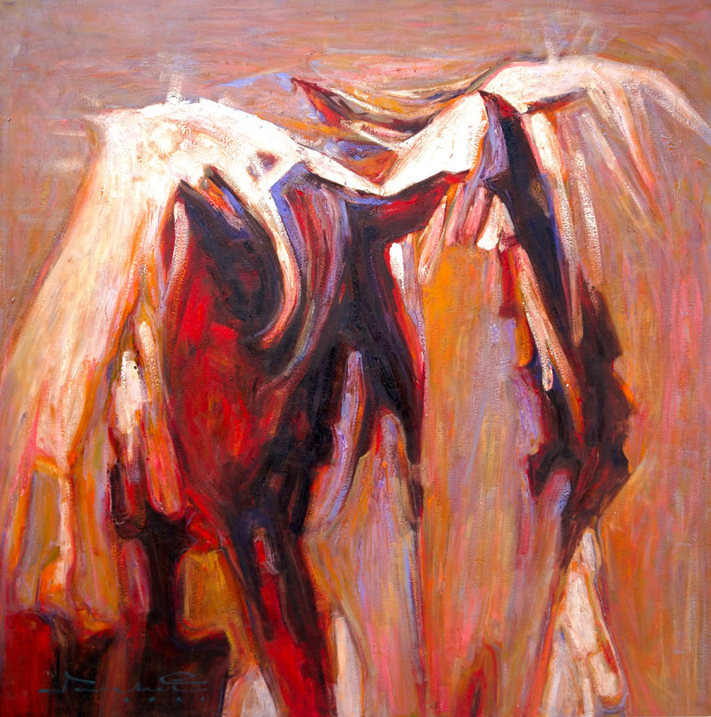 Cavallo astratto | Dimensioni: 100x100 cm