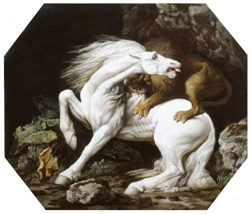 Cavallo attaccato da un leone - George Stubbs