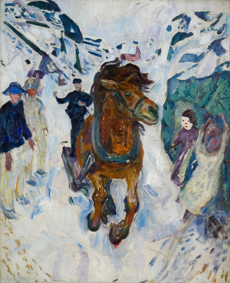 Cavallo al galoppo - Edvard Munch