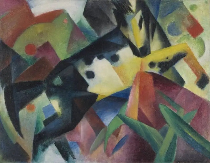 Cavallo saltante - Franz Marc
