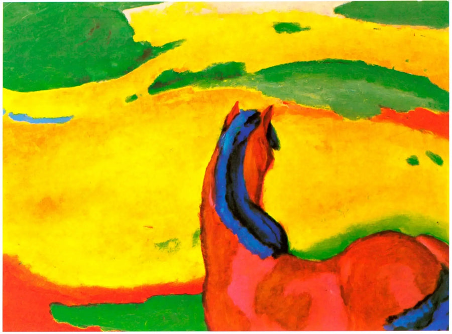 Cavallo nel paesaggio - Franz Marc